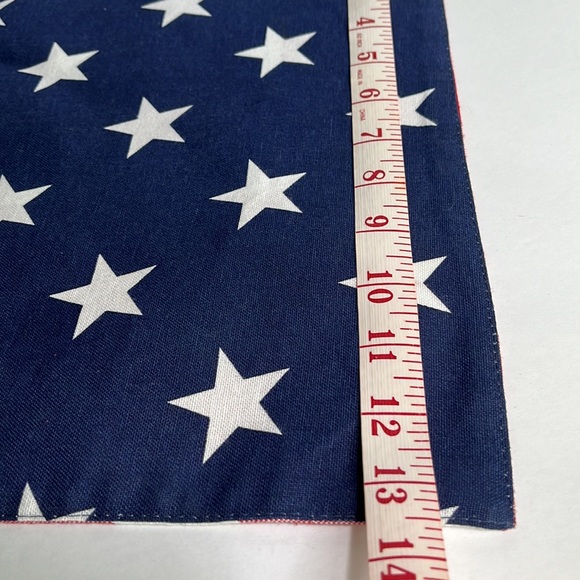 Stars and Plaid Reversible Placemat July 4th - Picture 3 of 8